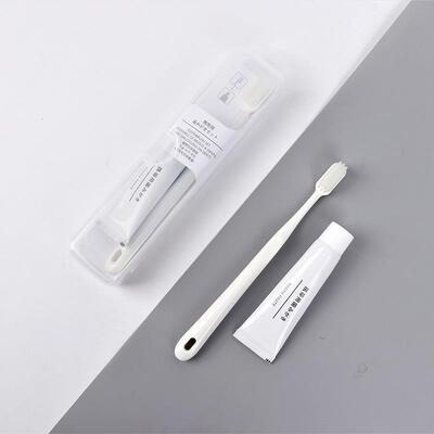 Muji Japanese Toothbrush and Toothpaste Travel Set - 2 Piece