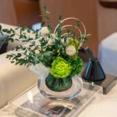 AAA级永生花花束绣球蓬莱松风车果真花客厅茶几装 干 饰摆饰餐桌干