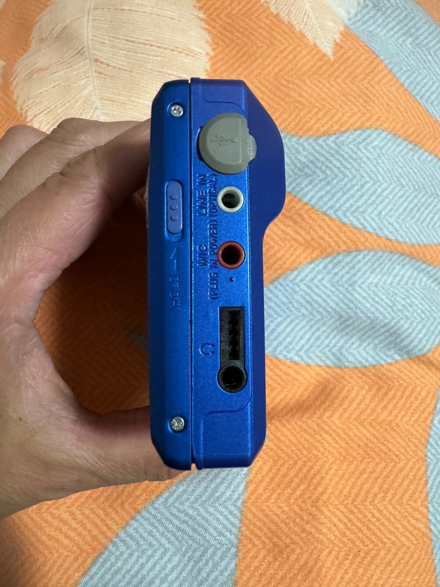 소니 MD 워크맨 MZ-N707 블루 본체 단품 (AA 배터리 사용, NetMD 지원) 3