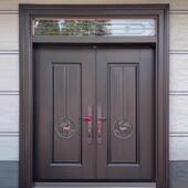 锌合金别墅大门双门农村自建房进户门家用乡村庭院入户门防盗门