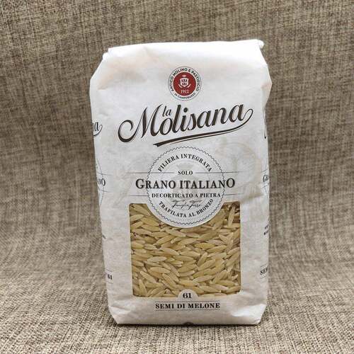 Molisana茉莉莎娜米形意大利面500g 进口儿童速食米粒面意粉 61#