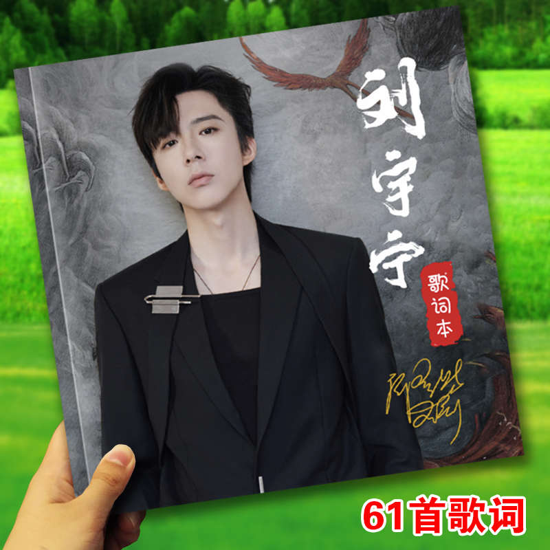 刘宇宁我的主唱大人歌词本周边微博照片书写真故事集纪念杂志相册