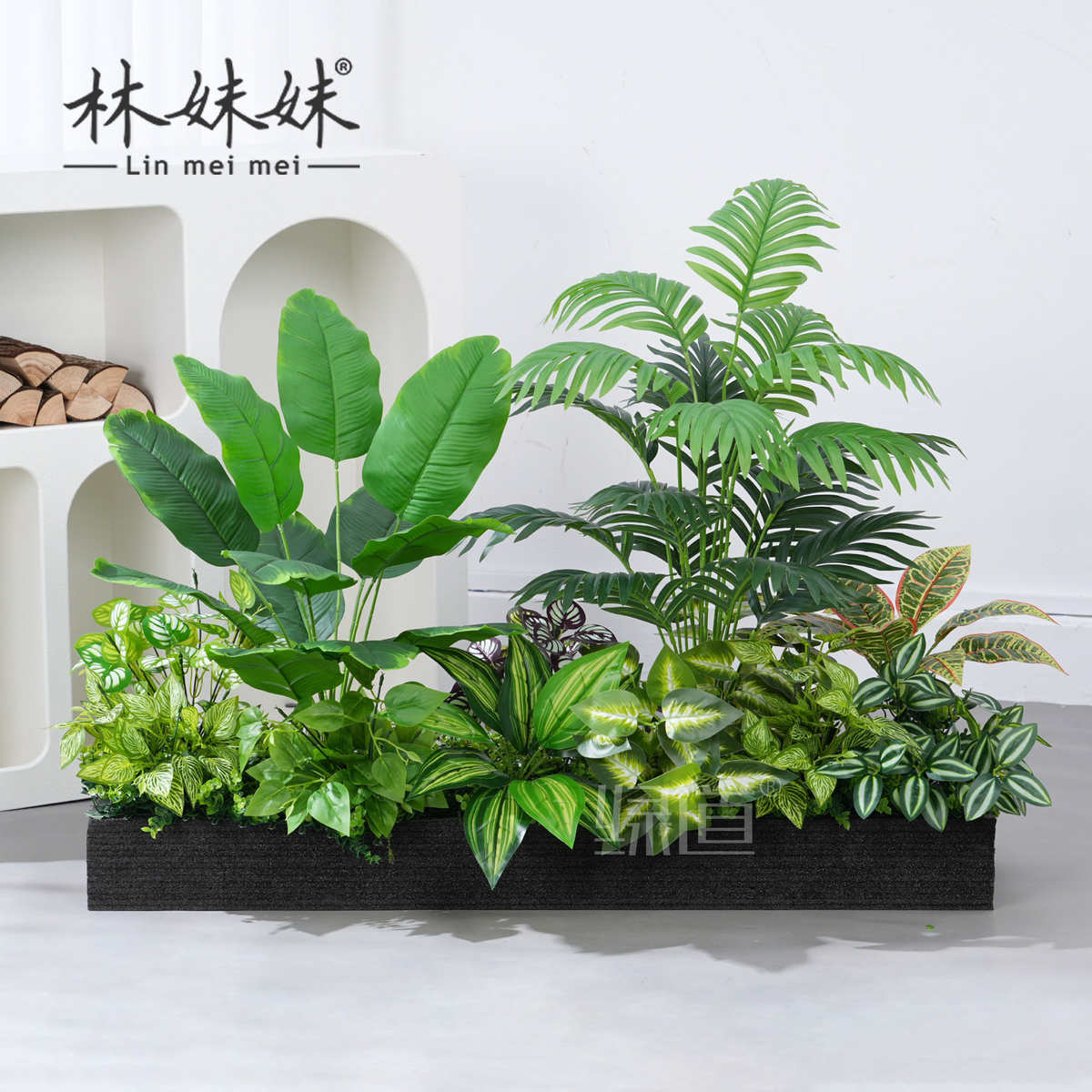 仿真绿植造景组合花槽花箱假花仿真花摆设假植物景观装饰室内室外