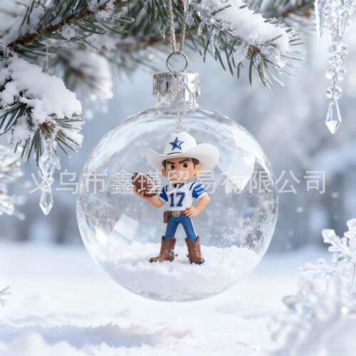跨境新款 Cute Cat Christmas Glass2D亚克力圣诞饰品系列