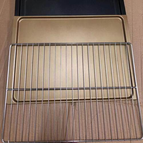 热风炉烤箱44*32cm40*60商用烤箱不粘烤盘烘焙不锈钢烤网