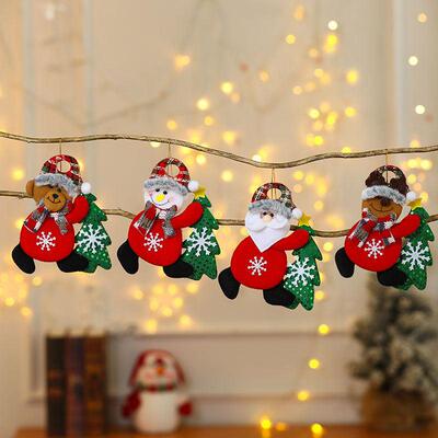 Christmas dolls, small pendants, Christmas tree decorations