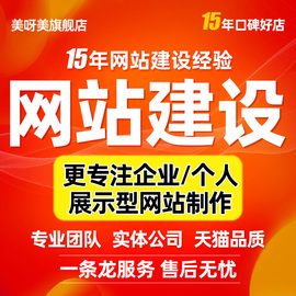 网站建设网页设计制作模板一条龙，全包企业做网站修改定制开发