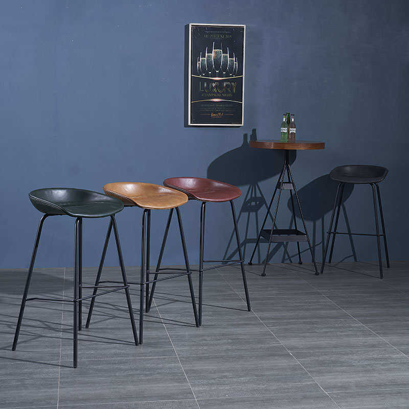 复古吧台椅吉他凳子单人演奏高脚凳北欧时尚创意咖啡厅收银台椅子