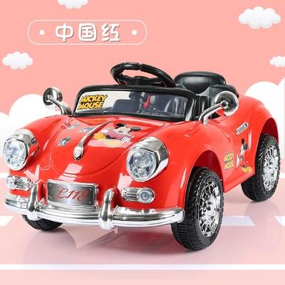 高档儿玩童电动车遥四轮车可坐人送3-控6岁男女孩宝宝生汽日礼物