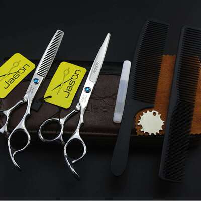 ASON/杰VQU森H0A-3绿砖6.0寸zhn品e美发剪平剪打薄剪J套装