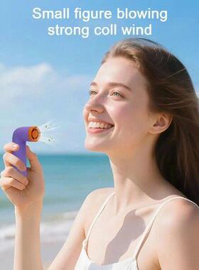 Handheld Fan 4 Speeds Camping Fan Rechargeable Wind Blower