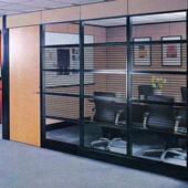 深浅百叶窗玻璃膜黑色细条纹玻璃隔断办公室装 窗户贴膜 饰PET家装