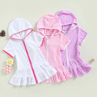 Little Girls Swim ver Up Kids Swimsuit verup Beach Bathing S