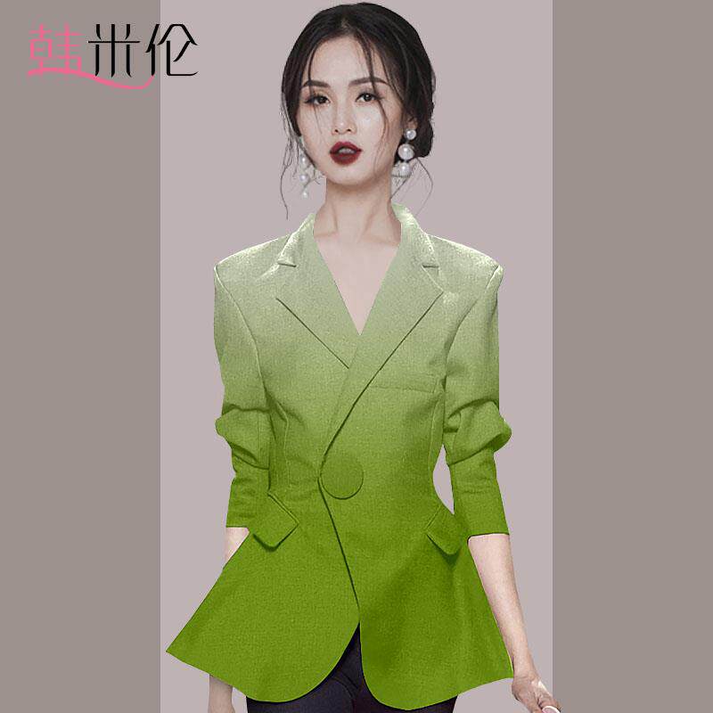 BLLOUKE高端设计感时尚职业西装外套女2025春秋新款气质女装春季