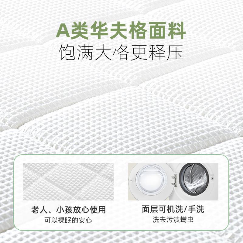 跨境竹炭席梦思胶水凝胶记忆棉床垫六星酒店家用智能床全拆洗床垫