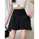 半身裙女春夏新款 大尺码 胖妹妹开叉西装 高腰显瘦包臀短裙子a0206r