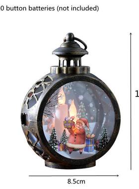 Merry Christmas Decor For Home Santa Claus Snowman Lantern
