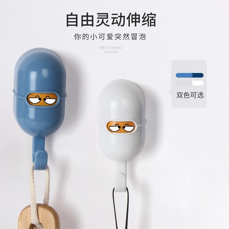 创意简约卡通可爱无痕免打孔挂钩强力粘胶粘钩壁挂墙壁无痕