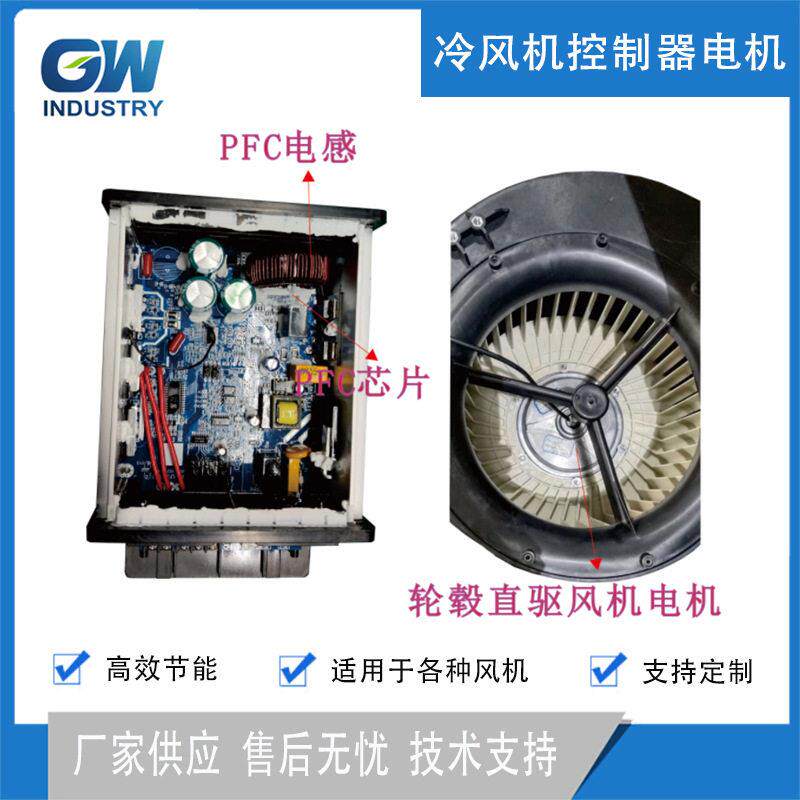 PFC效率冷风机控制器无刷永磁电机控制器0.25W-3.5W0~