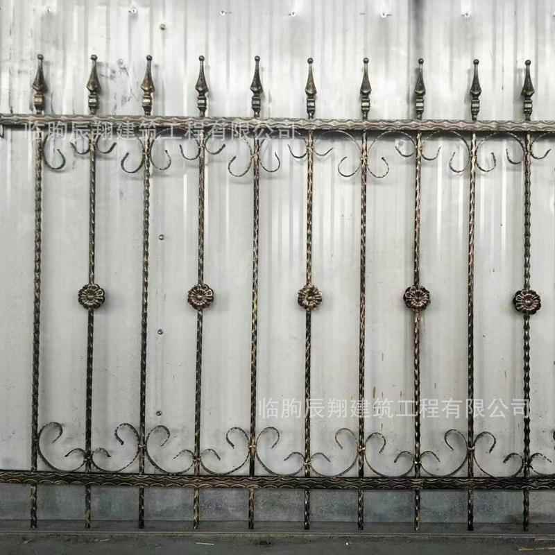 铁艺护栏工厂铁护艺墙栅栏别庭院围铁艺栏杆墙栏景区防护围耐墅用