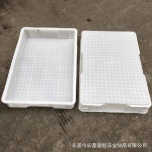 加厚白色5#方盘620*420*95mm工业物料整理方盆食品托盘pp塑料方盘