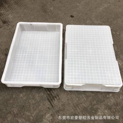 加厚白色5#方盘620*420*95mm工业物料整理方盆食品托盘pp塑料方盘