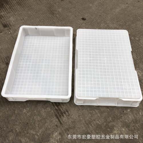 加厚白色5#方盘620*420*95mm工业物料整理方盆食品托盘pp塑料方盘