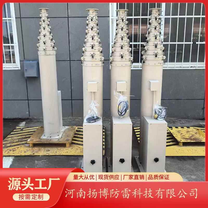 4伺米多节服电缸升降装置方内走线式承重桅杆电动管推杆50公重斤