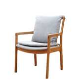 实木餐椅家用餐厅北欧小户型简约樱桃木书桌椅靠背休闲单人沙发椅