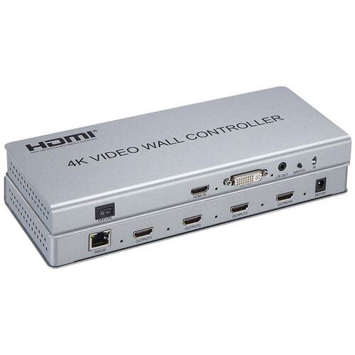4K2x2画面拼接屏控制器HDMI和DVI高清拼接器