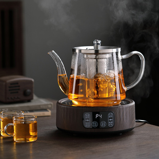大容量耐热加厚玻璃煮茶壶电陶炉家用烧水壶白茶煮茶器养生壶茶炉
