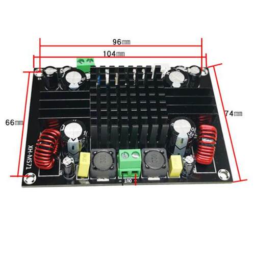 150W单声道TPA3116数字功放板重低音炮拉杆箱升压型功放板XH-M571