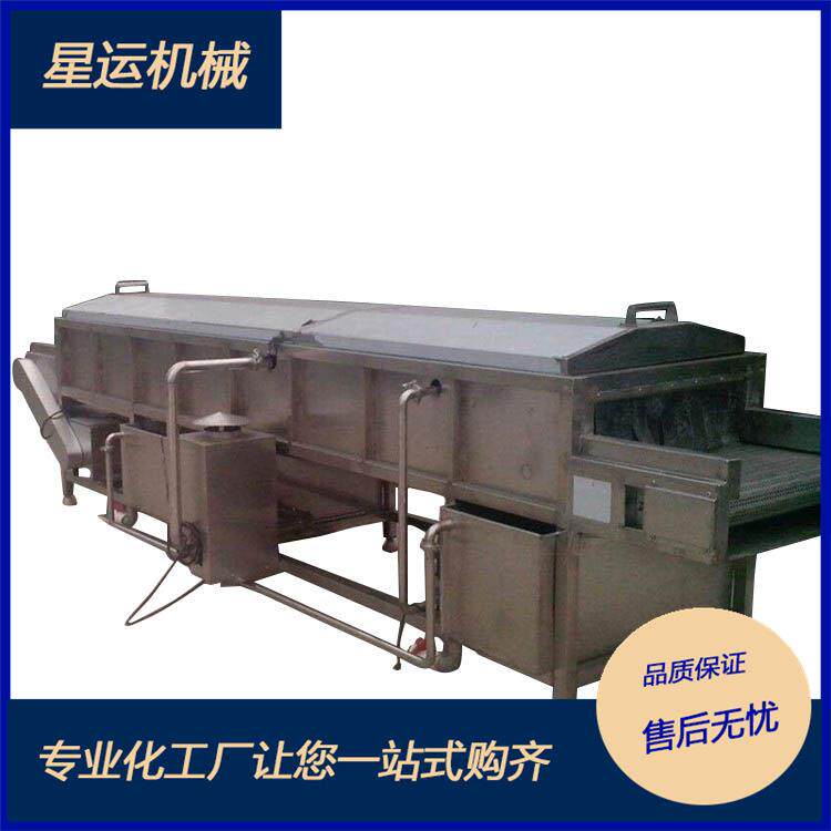 速冻荠菜清洗漂烫流水线年糕巴士杀菌机预制菜清洗漂汤流水线