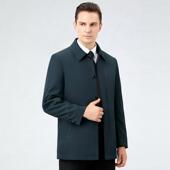 外套冬季 商场同款 F老翻领爸装 中年9985 休闲棉衣爸服中年加 棉男士