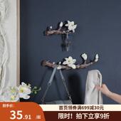 北欧创意花朵挂钩玄关门口挂钩壁挂墙壁衣帽钩家居客厅墙上装 饰品