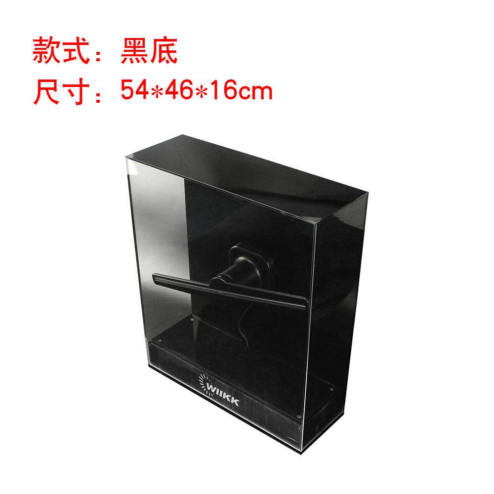 全息广告机保护罩42厘米LED风扇屏透明罩摆台式亚克力材质防护罩