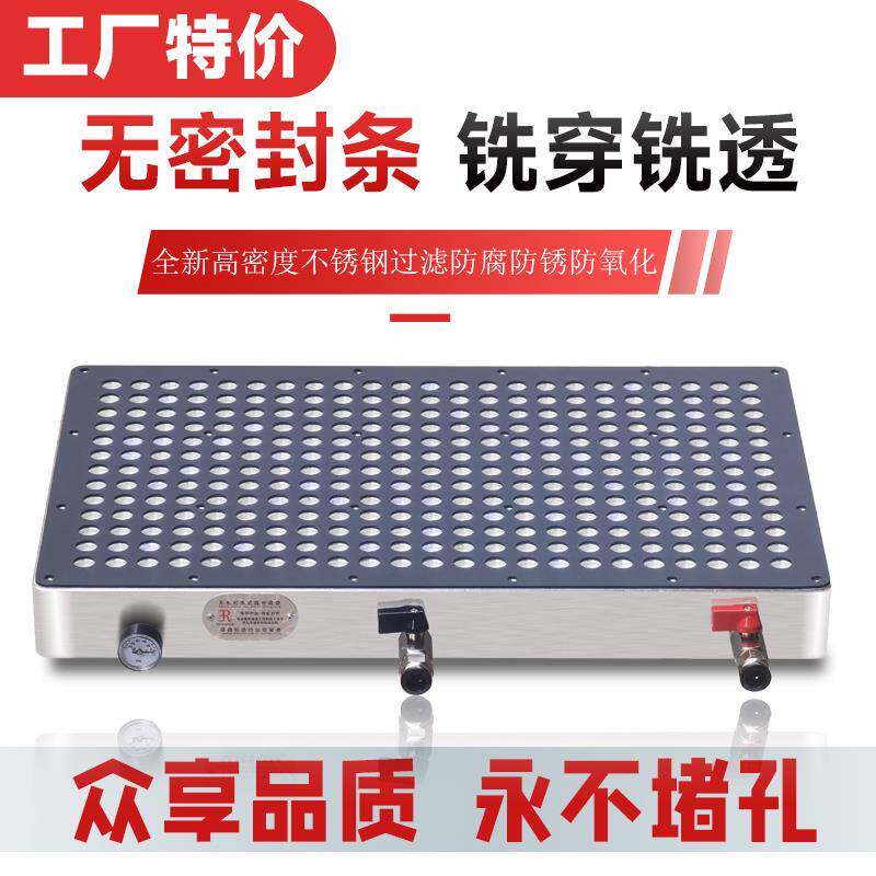 新款多点式真空吸盘cnc工业多孔式真空吸盘铝铜塑胶电木气动平台
