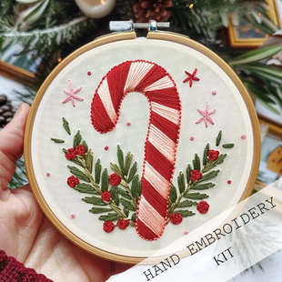 kit刺绣圣诞  手工embroidery刺绣材料套件新品diychristmas