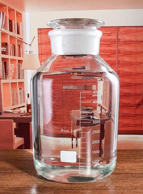 泡口i9at酒坛专用玻璃空瓶斤10酿斤刻度20加厚口40磨砂广透明密封