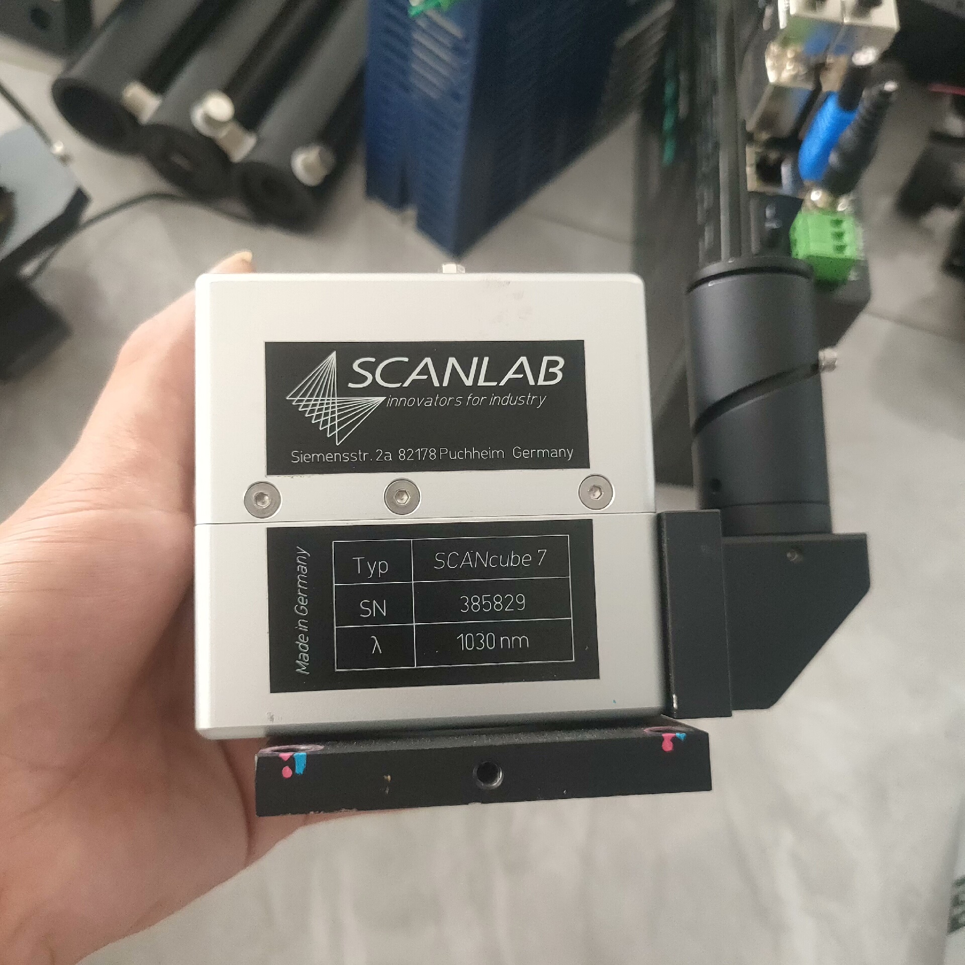 德国原装进口SCANLAB SCANcube 7激光头器件波