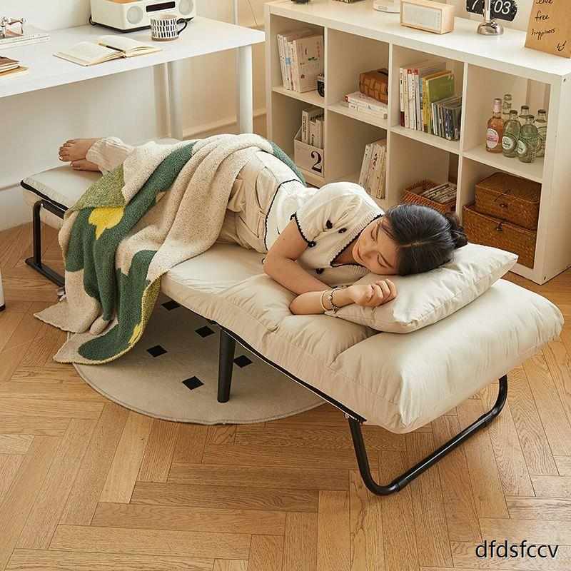 折叠躺椅办公室午休午睡单人床折叠电脑沙发夏季可躺可坐电脑椅子