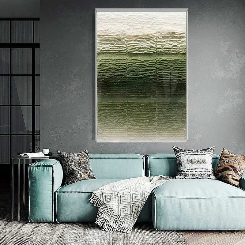 纸手绘轻走廊力玄关亚克奢罩装饰画艺抽象现代立体客厅挂画样板间图片