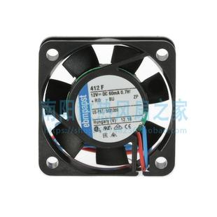 12V 散热风扇 412F 0.7W 60mA WIRE 40X10MM AXIAL FAN papst ebm
