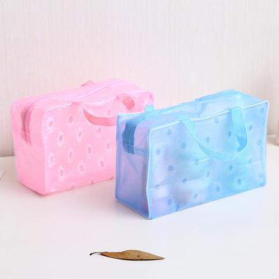 Stylish Patterned Waterproof Bathing Bag, Bathroom Organizer
