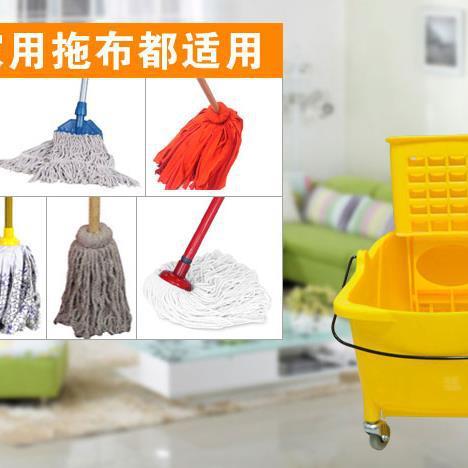 加厚榨水车酒店手压式挤水桶扎水车家用单桶拖把桶清洁桶清洁新款