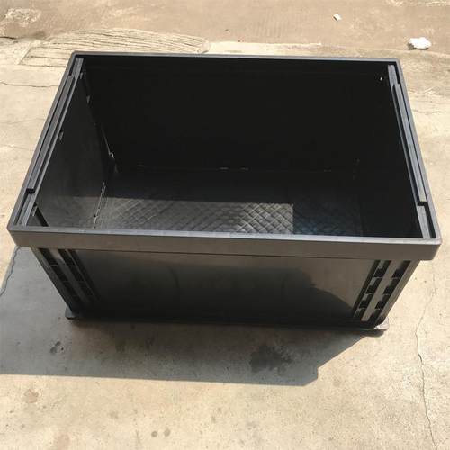 折线叠塑胶周转筐加厚防静周转VAK箱折叠周转电箱工厂水塑流胶箱