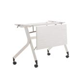 佛山厂家简易折叠培训桌台架办公桌支架学校辅导培训桌架金属桌腿