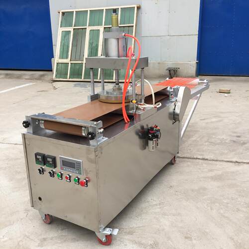 河南厂家商用多功能烙馍机仿手工不锈钢压饼成型小型烙饼机面团