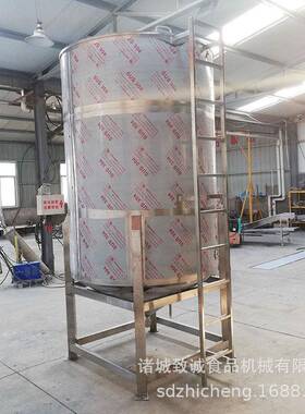 厂家直供锥形底化油罐 电加热大料口化油设备 食品厂储油设备