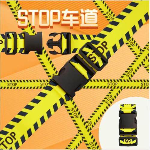 Luae strap cross packin belt suitcase cipher lock